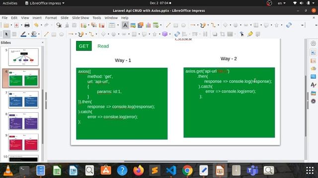 10 Laravel API + Axios - Fetch API Data & Display API Response By Using Js HTML DOM смотреть онлайн