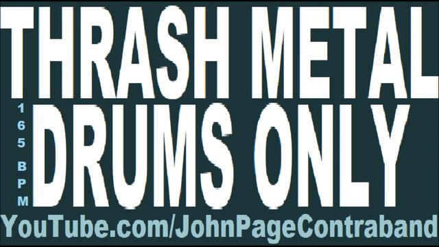 Thrash Metal Drum Track Backing Track Drums Only смотреть онлайн