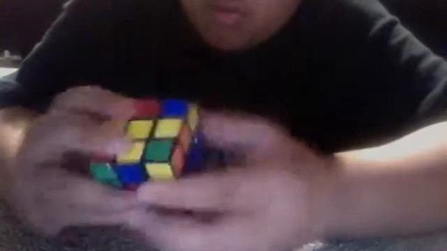Me SOLVING THE RUBIX CUBE смотреть онлайн