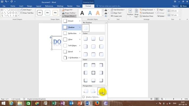 How to use WordArt in MS Word 2016 смотреть онлайн