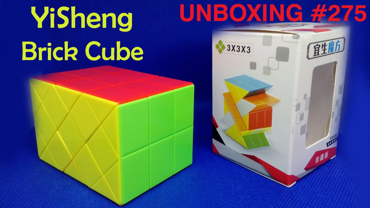 Unboxing №275 YiSheng Ancient Fisher Cube | Brick Cube. Обзор смотреть онлайн