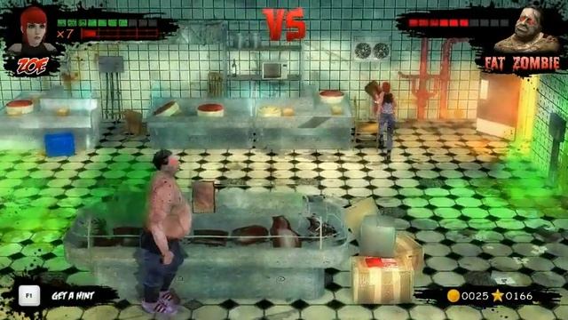 gamethrough gameplay walkthrough Rock Zombie #7 no commentary Zoe (arcade 1990 difficulty) no death смотреть онлайн