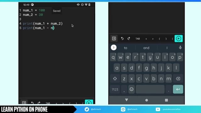 Python on Phone: 7 Operators in Python #Python #Python3 #Dcoder смотреть онлайн