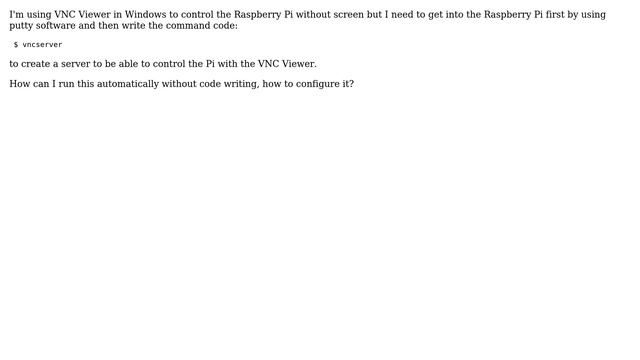 Raspberry Pi: How to run VNC Server automatically at boot? смотреть онлайн