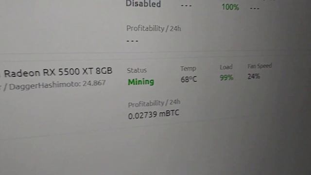 How much does a RX 5500 XT 8GB make crypto mining on nicehash.com? смотреть онлайн