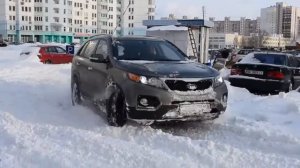 KIA Sorento 2.4 snow | Соренто в снегу | бездор | offroad Клип 2
