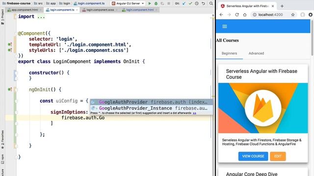 ? Angular Authentication with AngularFire & Firebase UI смотреть онлайн