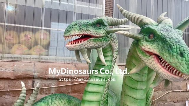 My Dinosaurs Production | Animatronic Three Headed Dragon смотреть онлайн