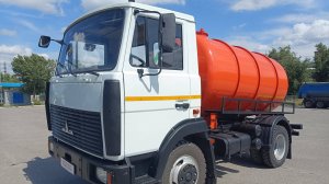 Обзор на Ассенизатор Маз  2014г 7 кубов .Продажа автомобилей в Автосалоне Boston Auto г Волгоград