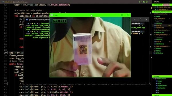 Improve Detection, with Optical Flow Opencv | QR code |Opencv