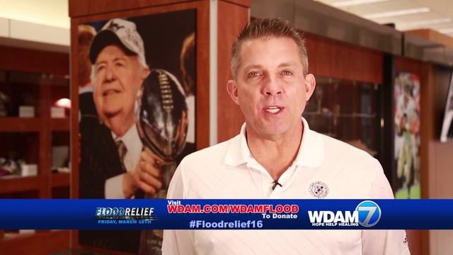 WDAM Promo - Flood Relief - Sean Payton смотреть онлайн
