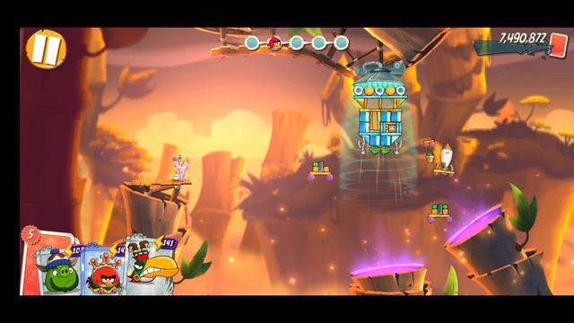 Angry Birds 2 - Level 514-520 (Boss) - Bamboo Forest Gravity Grove Gameplay Walkthrough #68 смотреть онлайн