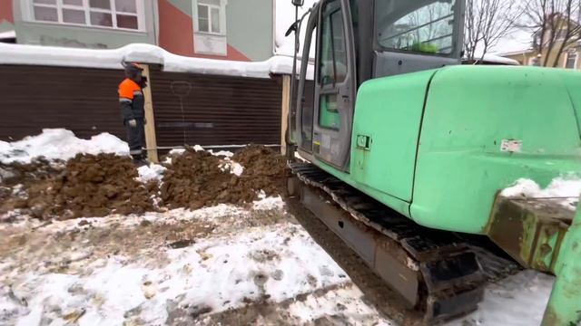 Бурение под шпунт. Шпунтовое ограждение котлована из трубы 273мм длина 8м. +7(495)118-4411 смотреть онлайн