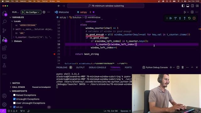 ?Solving All LeetCode Problems with PYTHON ? - 76 Minimum Window Substring смотреть онлайн