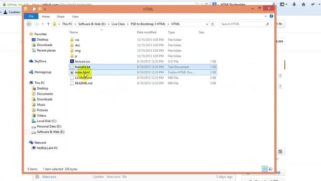 PSD to HTML with HTML5 Boilerplate & Bootstrap 3 - LIVE Part -1 [Bangla] смотреть онлайн