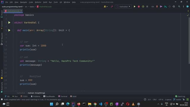 Var vs Val ? [variable declaration] [தமிழ்] [Tamil ] #6 смотреть онлайн