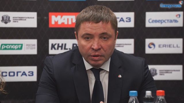 23.09.2017. ХК "Северсталь" - "Адмирал". Послематчевая пресс-конференция главных тренеров смотреть онлайн