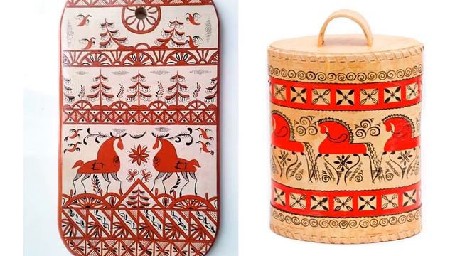 Урок ИЗО. Мезенская роспись смотреть онлайн