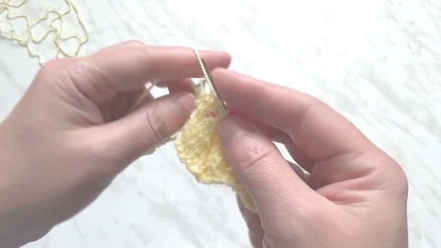 Ажурный узор "Сказочные листья" . Вязание спицами. смотреть онлайн