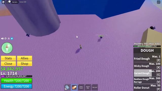 Обзор на фрукт тесто-dough в игре Blox fruits смотреть онлайн