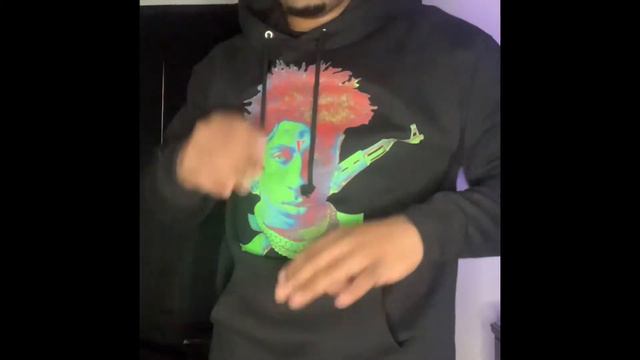 NBA Youngboy Vlone Top Hoodie. Try On And Review