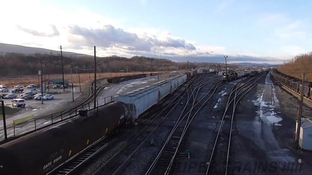 Sunrise in Altoona: 1 Hour Long Video of Norfolk Southern Trains Near Rose Yard & Altoona Station смотреть онлайн