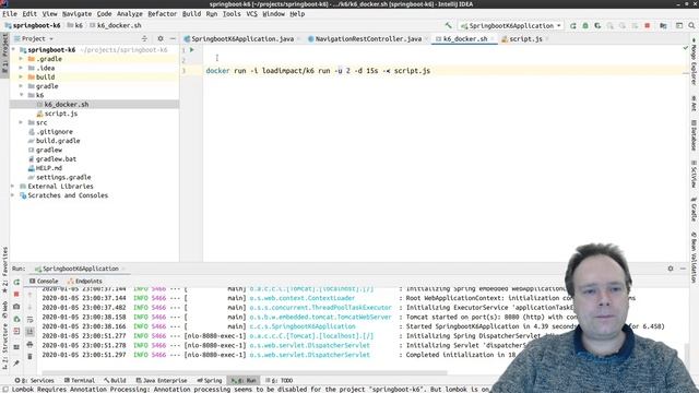 Sping Boot Performance test with K6 смотреть онлайн
