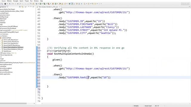 Tutorial-7: API/Webservices Testing using RestAssured BDD Approach | Validations in XML Response смотреть онлайн