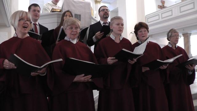 Пение хора на Праздник Благовещения (18.3.2018) смотреть онлайн