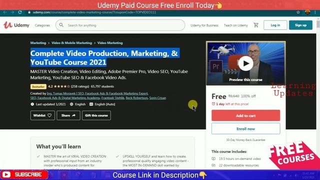 Udemy Free Online Courses with Certificate | Udemy 100% OFF Coupons | Udemy Free Courses смотреть онлайн