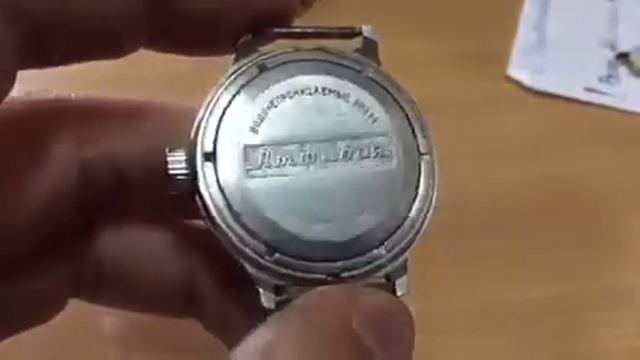 Часы ВОСТОК командирские СССР для дайвинга смотреть онлайн