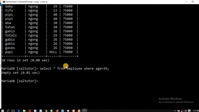lesson 9 How to use the DELETE statement in sql смотреть онлайн