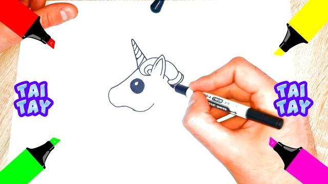 Как нарисовать ЕДИНОРОГА Единорог картинка смотреть онлайн