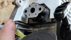 Замена двигателя 26см3 на мотокосе "Техас" 2006года