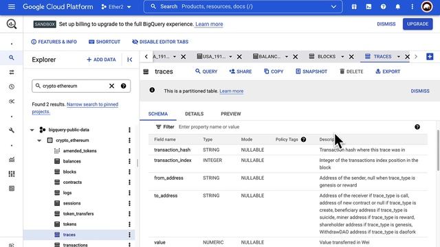 Query Crypto Ethereum Public Dataset in Python Big Query смотреть онлайн