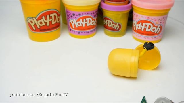 Play-Doh & Kinder Surprise Stop Motion Toy Video смотреть онлайн