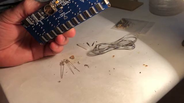 Электронные часы на газоразрядных индикаторах ИН-12 конструктор подарок для друзей своими руками