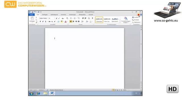 Einführung Office 2007 Und Office 2010 - TUTORIAL