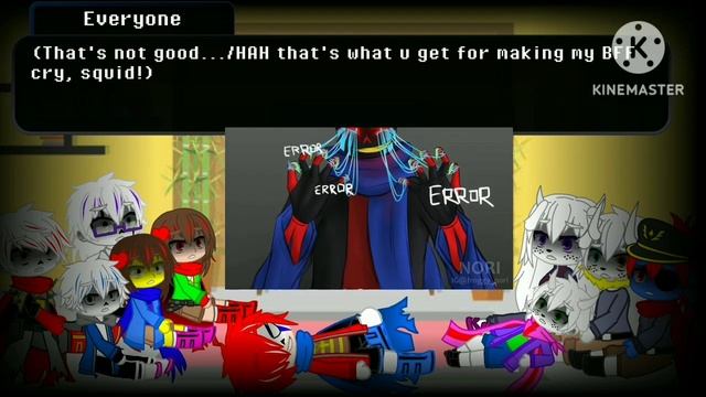 Undertale reacts to Error!Sans (My AU, Error Angst/Fluff, Charisk, Gacha Club) смотреть онлайн