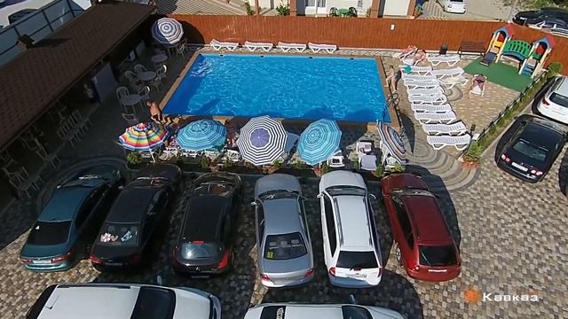 Гостиница "Южная Каролина" в п. Новомихайловский. Аэросъемка