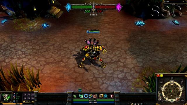 Chaos Defiler Urgot LOL Custom Skin ShowCase смотреть онлайн