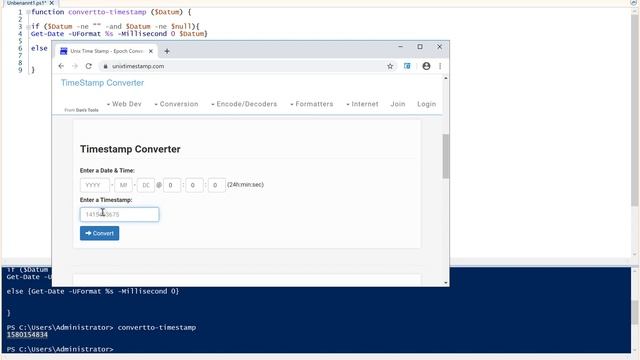Unix Timestamp | PowerSHELL deutsch смотреть онлайн
