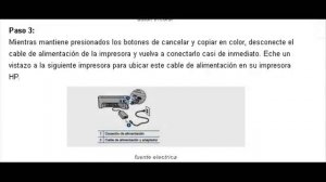 Reset Hp Deskjet  2050 ( Ver en la descripción Paso 1 y 2 )