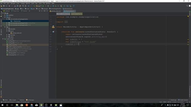 Kotlin Variables Android Studio 3 смотреть онлайн