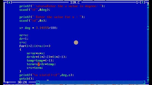 SIN SERIES IN C: COSINE SERIES IN C | SIN X | COSINE X (HINDI) смотреть онлайн