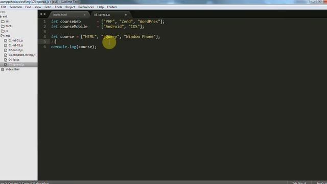 ES6 ECMAScript là gì - Bài 07 Sử dụng Spread смотреть онлайн