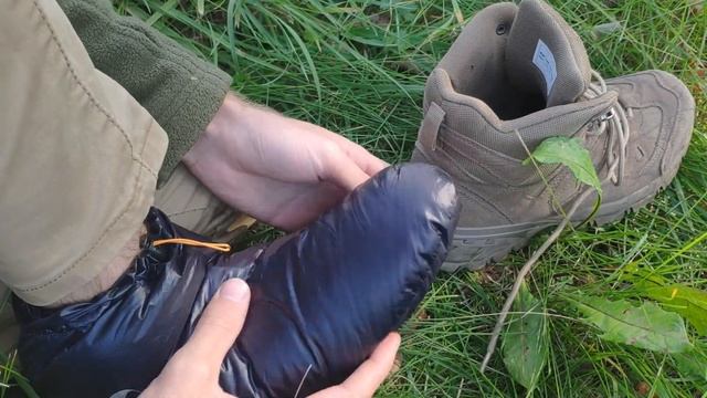 Пуховые чуни Naturehike ? Утепляем ноги в спальнике смотреть онлайн