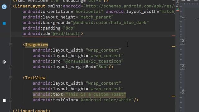 Custom Toast - Android Studio Tutorial смотреть онлайн