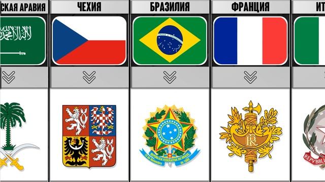 КАК ВЫГЛЯДЯТ ГЕРБЫ РАЗНЫХ СТРАН? ?? смотреть онлайн