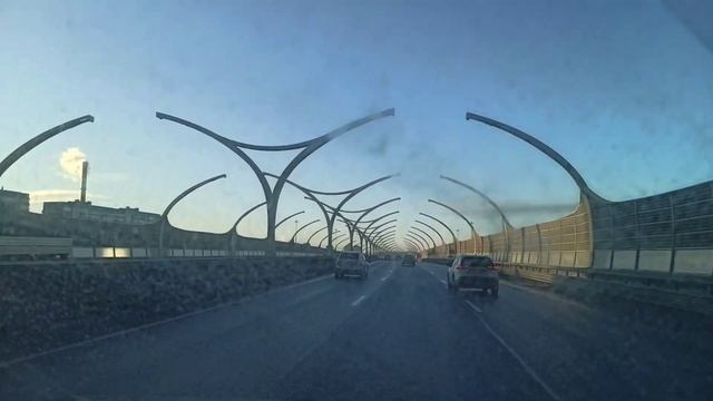 На УАЗике по ЗСД (западный скоростной диаметр) Санкт-Петербурга (неформат) смотреть онлайн